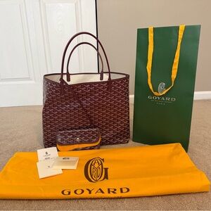 Goyard St. Louis GM Burgundy